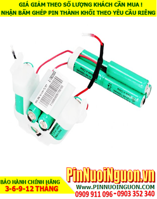 Pin sạc 14.4v AA1300mAh; Pin sạc NiMh 14.4v AA1300mAh; Pin sạc khối công nghiệp 14.4v AA1300mAh