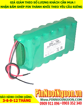 Pin sạc 18v AA700mAh; Pin sạc NiMh 18v AA700mAh; Pin sạc khối công nghiệp 18v AA700mAh