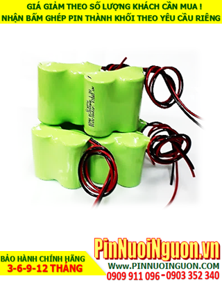Pin sạc 2.4v-A2/3AA400mAh; Pin sạc NiMh NiCd 2.4v-A2/3AA400mAh; Pin sạc khối công nghiệp 2.4v-A2/3AA400mAh