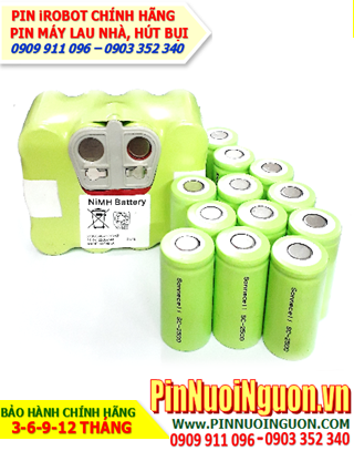 Pin iRobot 14.4v SC2200mAh; Pin sạc NiMh 14.4v 2200mAh _Thay pin iRobot máy hút bụi chính hãng các hãng |Bảo hành 6 tháng 