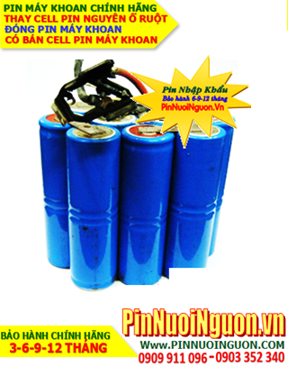 Pin máy khoan - Nhận đóng khối thay cells khối pin máy khoan 24V-C3000mAh chính hãng | Bảo hành 6 tháng