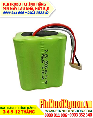 Pin iRobot 7.2v-2500mAh; Pin sạc NiMh 7.2v-2500mAh _Thay pin iRobot chính hãng các loại 