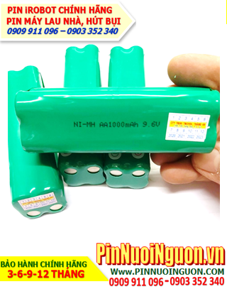 Pin iRobot 9.6v AA1000mAh; Pin sạc iRobot 9.6v AA1000mAh; Pin iRobot lau nhà hút bụi 9.6v AA1000mAh | CÒN HÀNG