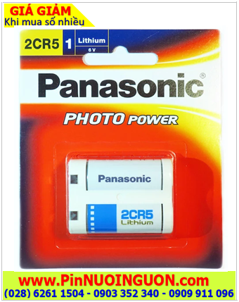 Pin Panasonic 2CR5W; Pin 2CR5; Pin 6v Lithium Panasonic 2CR5W chính hãng _ Vỉ 1viên