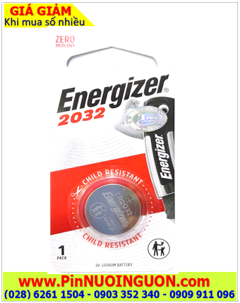 Pin đồng xu máy đo huyết áp - Pin máy đo tiểu đường CR2032 lithium 3V chính hãng Energizer | có sẳn hàng
