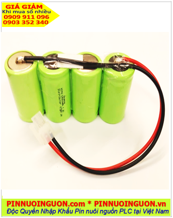 Pin nuôi nguồn 4.8v C4500mAh NiMh; Pin sạc 4.8v NiMh nuôi nguồn PLC| ĐANG CÒN HÀNG