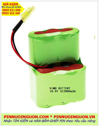 Pin sạc 10.8v SC2000mAh; Pin sạc NiMh 10.8v SC2000mAh; Pin sạc khối công nghiệp 10.8v SC2000mAh