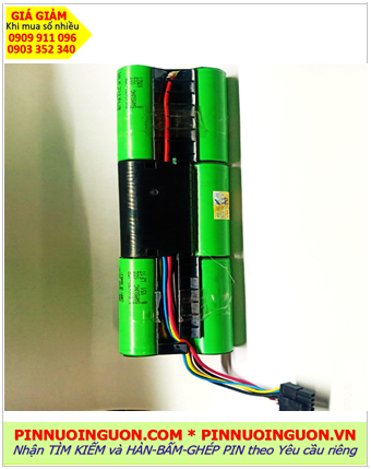 Pin sạc 11.1V-5200mAh, Pin sạc Samsung INR18650-11.1v-5200mAh /Nhận bấm ghép Pin theo yêu cầu