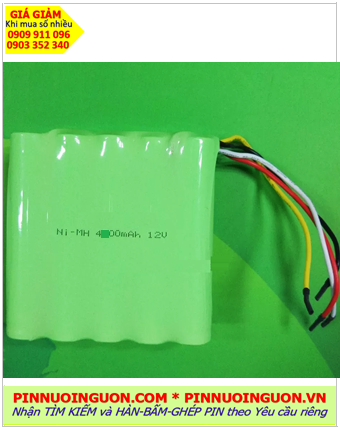 Pin sạc 12v 4/3A 4000mAh; Pin sạc NiMh 12v 4/3A 4000mAh; Pin sạc khối 12v 4/3A 4000mAh