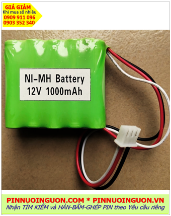 Pin sạc 12v-AA1000mAh, Pin sạc chất lượng cao NiMh 12v-AA1000mAh, Pin sạc GREPOW 12v-AA1000mAh chính hãng