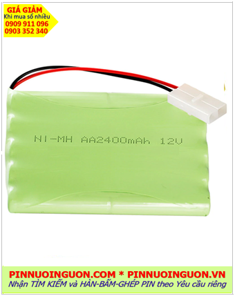 Pin sạc 12v-AA2400mAh, Pin sạc NiMh 12v-AA2400mAh, Pin sạc công nghiệp 12v-AA2400mAh