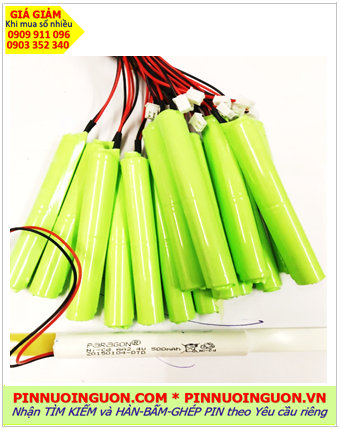Pin sạc 2.4v-AA500mAh, Pin sạc NiMh 2.4v-AA500mAh, Pin sạc công nghiệp 2.4v-AA500mAh