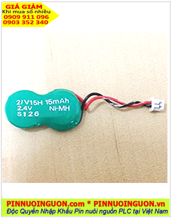 Pin sạc 2/V15H (2.4v-15mAh), Pin sạc 2.4v-15mAh (2/V15H), Pin sạc công nghiệp 2/V15H (2.4v-15mAh)