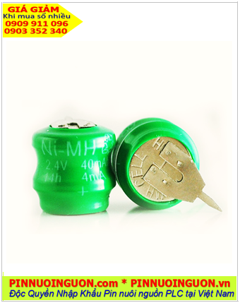 Pin sạc 2/V40H, 40H2A NIMH-NICD Rechargeabel Battery 2,4V-40mAh nuôi nguồn | hàng có sẳn