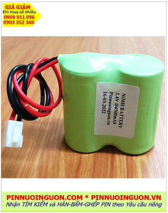 Pin sạc 2.4v-D4500mAh, Pin sạc NiMh 2.4v-D4500mAh, Pin sạc công nghiệp 2.4v-D4500mAh
