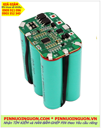 Pin sạc Lithium 21.6v-2000mAh, Pin sạc Lithium 22.2v-2000mAh /Nhận hàn ghép pin theo yêu cầu