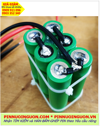 Pin sạc Lithium 22.2v-3000mAh, Pin sạc Lithium 21.6v-3000mAh /Nhận hàng ghép pin theo yêu cầu