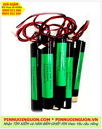 Pin sạc NiMh 3.6v-AA1000mAh, Pin sạc khối 3.6v-AA1000mAh; Pin sạc công nghiệp 3.6v-AA1000mAh