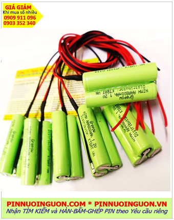 Pin sạc 3.6v AAA800mAh; Pin sạc NiMh NiCd 3.6v AAA800mAh; Pin sạc khối 3.6v AAA800mAh