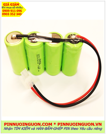 Pin sạc 4.8v C2500mAh; Pin sạc NiMh 4.8v C2500mAh, Pin sạc công nghiệp 4.8v C2500mAh