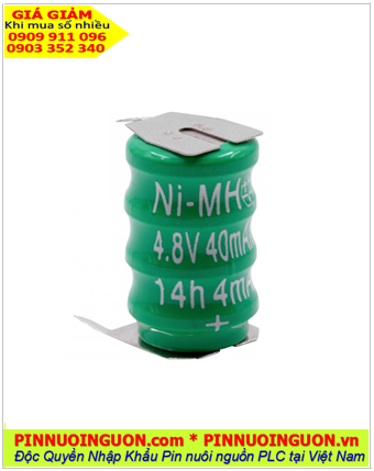 Pin sạc 4/V40H (4.8v-40mAh), Pin sạc 4.8v-40mAh, Pin sạc công nghiệp 4/V40H (4.8v-40mAh)