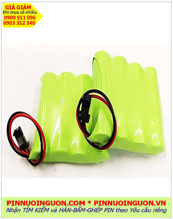 Pin sạc 4.8v AAA800mAh; Pin sạc NiMh 4.8v AAA800mAh; Pin sạc công nghiệp 4.8v AAA800mAh