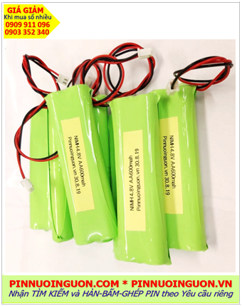 Pin sạc 4.8v AA600mAh; Pin sạc NiMh 4.8v AA600mAh; Pin sạc công nghiệp 4.8v AA600mAh