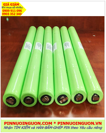 Pin sạc 4.8v-SC3400mAh, Pin sạc NiMh 4.8v-SC3400mAh, Pin sạc công nghiệp 4.8v-SC3400mAh