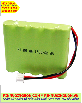 Pin sạc 6v AA1500mAh; Pin sạc NiMh 6v AA1500mAh; Pin sạc công nghiệp 6v AA1500mAh