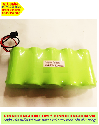 Pin sạc 6v C3000mAh; Pin đèn Exit thoát hiểm 6v C3000mAh; Pin đèn sự cố khẩn cấp 6v C3000mAh