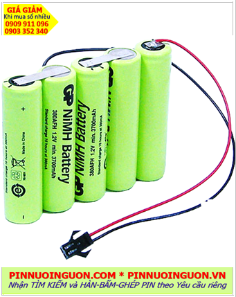 Pin sạc 6v-17670 3700mAh, Pin sạc NiMh 6v-17670 3700mAh, Pin sạc công nghiệp 6v-17670 3700mAh