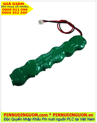 Pin 6V/40H NiMh-NiCd, Pin sạc công nghiệp 7,2-40mAh NiMh-NiCd chính hãng nuôi nguồn | Hàng có sẳn