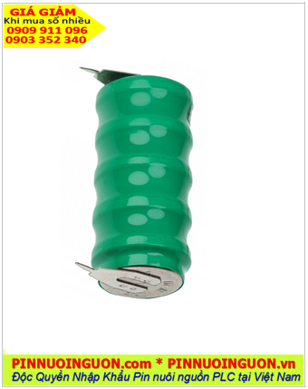 Pin sạc 6/V40H NIMH-NICD Rechargeable Battery 7,2V-40mAh nuôi nguồn PLC-CNC | hàng có sẳn