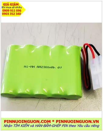 Pin sạc 6v AA2300mAh; Pin sạc NiMh 6v AA2300mAh; Pin sạc công nghiệp 6v AA2300mAh