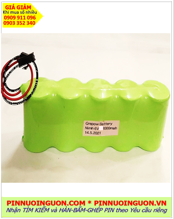 Pin sạc 6v-SC3400mAh; Pin sạc NiMh 6v SC3400mAh; Pin sạc khối công nghiệp 6v SC3400mAh