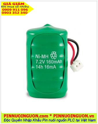 Pin sạc 6/V160H (7.2v-160mAh), Pin sạc NiMh 7.2v-160mAh, Pin sạc công nghiệp 6/V160H (7.2v-160mAh)