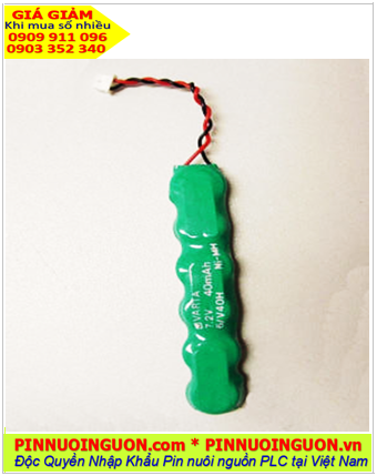 Pin sạc 6V/40H (7.2v-40mAh), Pin sạc NiMh 6V/40H (7.2v-40mAh), Pin sạc công nghiệp 6V/40H (7.2v-40mAh)
