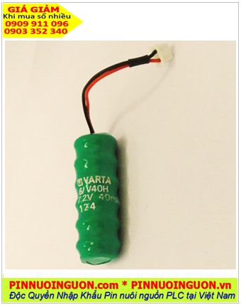Pin sạc 6V/40H NiMh-NiCd, Pin sạc công nghiệp 7,2V-40mAh NiMh-NiCd chính hãng nuôi nguồn | Hàng có sẳn