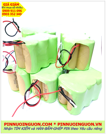 Pin sạc 7.2v D5000mAh; Pin sạc NiMh 7.2v D5000mAh; Pin sạc khối công nghiệp 7.2v D5000mAh