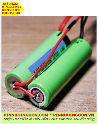 Pin sạc 7.4v-2900mAh, Pin sạc Lithium 7.2v-2900mAh, Pin sạc Lithium 7.4v Panasonic NCR18650PF/Nhận ghép pin