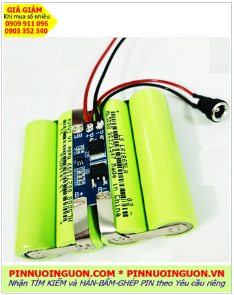 Pin sạc 7.4v-4000mAh, Pin sạc Lithium 7.4v-4000mAh /Nhận bấm ghép pin theo yêu cầu