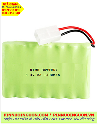 Pin sạc 8.4v AA1400mAh; Pin sạc NiMh 8.4v AA1400mAh; Pin sạc khối công nghiệp 8.4v AA1400mAh