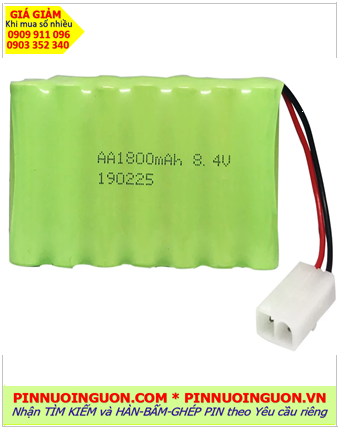 Pin sạc 8.4v AA1800mAh; Pin sạc NiMh 8.4v AA1800mAh; Pin sạc khối công nghiệp 8.4v AA1800mAh