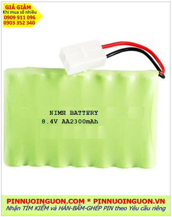 Pin sạc 8.4v AA2300mAh; Pin sạc NiMh 8.4v AA2300mAh; Pin sạc khối công nghiệp 8.4v AA2300mAh