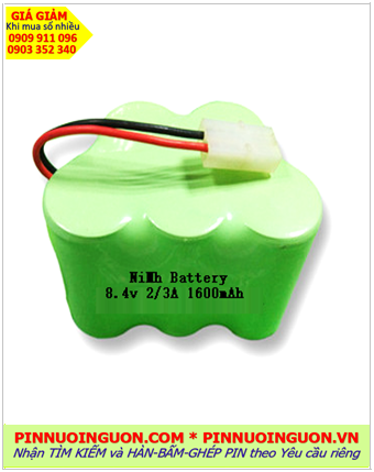 Pin sạc 8.4v-2/3A1600mAh, Pin sạc NiMh 8.4v-2/3A1600mAh, Pin sạc công nghiệp 8.4v-2/3A1600mAh
