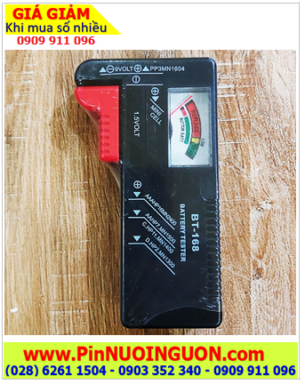 BT-168, Máy kiểm tra pin BT-168 giúp bạn phân loại pin yếu pin tốt (test tình trạng Pin 9v, AA, AAA, C, D)