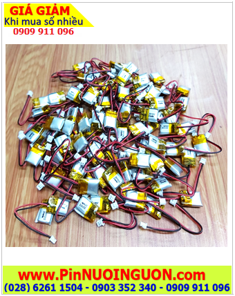 Pin tai nghe Bluetooth Pin sạc Li-polymer 3.7v 301012 với 60mAh (3mmx10mmx12mm) có mạch sẳn