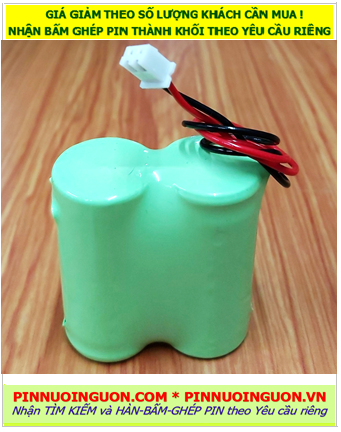 Pin sạc 2.4v D5000mAh; Pin sạc NiMh 2.4v D5000mAh; Pin sạc công nghiệp 2.4v D5000mAh