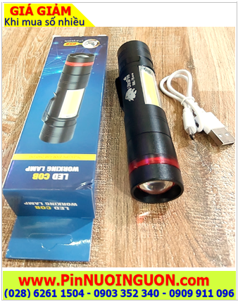 Ultrafire HY-719, Đèn pin siêu sáng Ultrafire HY-719 bóng XML-T6 chính hãng (Cổng sạc USB)