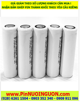 Pin sạc 1,2v AA2200mAh NiCd - Pin sạc công nghiệp NiCd 1,2v AA2200mAh - Pin cell công nghiệp NiCd 1,2v AA2200mAh | có sẳn hàng